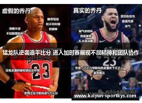猛龙队逆袭追平比分 进入加时赛展现不屈精神和团队协作
